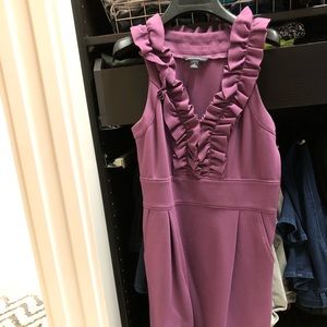 Banana republic ruffle dress